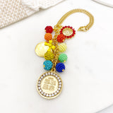 Rainbow Car Mirror Ayatul Kursi, Allah, 4Qul Charm, Protection, New Driver Gift, Keyring, Keychain