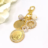 Exclusive Crystal 4Qul, Ayatul Kursi & Allah Bag Charm - Muslim, Islamic, Quran, Ayah, Evil Eye, Nazar