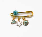 Star Of David Baby Pin - Jewish, Jew - Hanukkah, Judaica, Chanukah