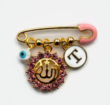 Personalised Mini Allah Baby Pin