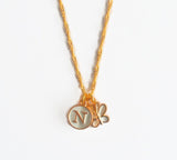 Gold Butterfly Initial Letter Necklace, Bridesmaid, Monogram, Kids, Childrens, Gifts for Her, Personalized
