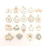 Personalised Large Beautiful Diamante Evil Eye Pin with Ayatul Kursi, Allah and Initial Charm
