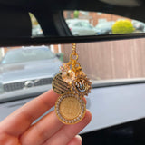 Car Mirror Safar Dua or Name, Ayatul Kursi, Allah, 4Qul Charm, Arabic Name, Protection, New Driver, Travelling Dua, Eid Gift Present, Dad