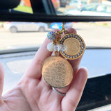 Car Mirror Ayatul Kursi, 4Qul Charm, Protection, New Driver Gift/Keyring, Eid, Fathers Day, Gift For Dad