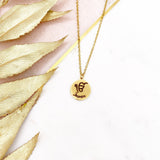 Gold Engraved Name Ek Onkar Necklace, Pendant, Gift For Her, Baby Gift, New Baby, Birthday, Wedding Gift, Sikh, Diwali, Ik Onkar Vaisakhi
