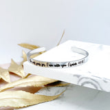 Christian Cuff Bangle, Psalms Isaiah, Bible Bracelet, Christian Gifts, Religious Cuff, Anniversary, Christmas Gift, Family, For Her, For Him