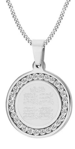 Silver 4Qul Crystal Necklace