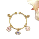 Custom Pin x1, Custom Bangle x1