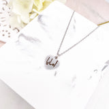 Adult, Childrens, Arabic Name Heart Silver Engraved Necklace, Birthday, Gift for Her, Islamic, Eid, Gold Plated, Muslim, Baby, Muslim,