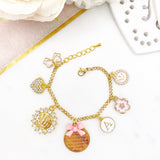 Childrens Charm Personalised Allah, Ayatul Kursi,  Name Charm Bracelet - Muslim, Islamic